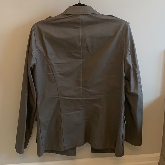 Forest green military style jacket - Picture 6 of 7